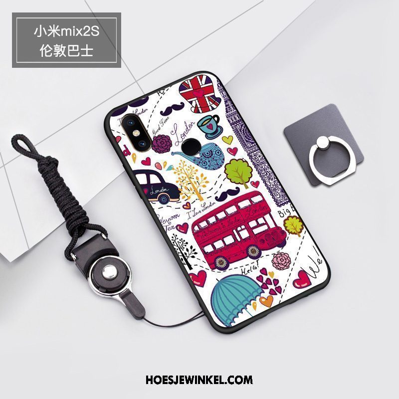 Xiaomi Mi Mix 2s Hoesje Scheppend Mini Hoes, Xiaomi Mi Mix 2s Hoesje Zacht Siliconen Beige