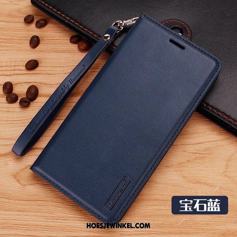 Xiaomi Mi Mix 2s Hoesje Siliconen Leren Etui Echt Leer, Xiaomi Mi Mix 2s Hoesje Mini Hoes Beige