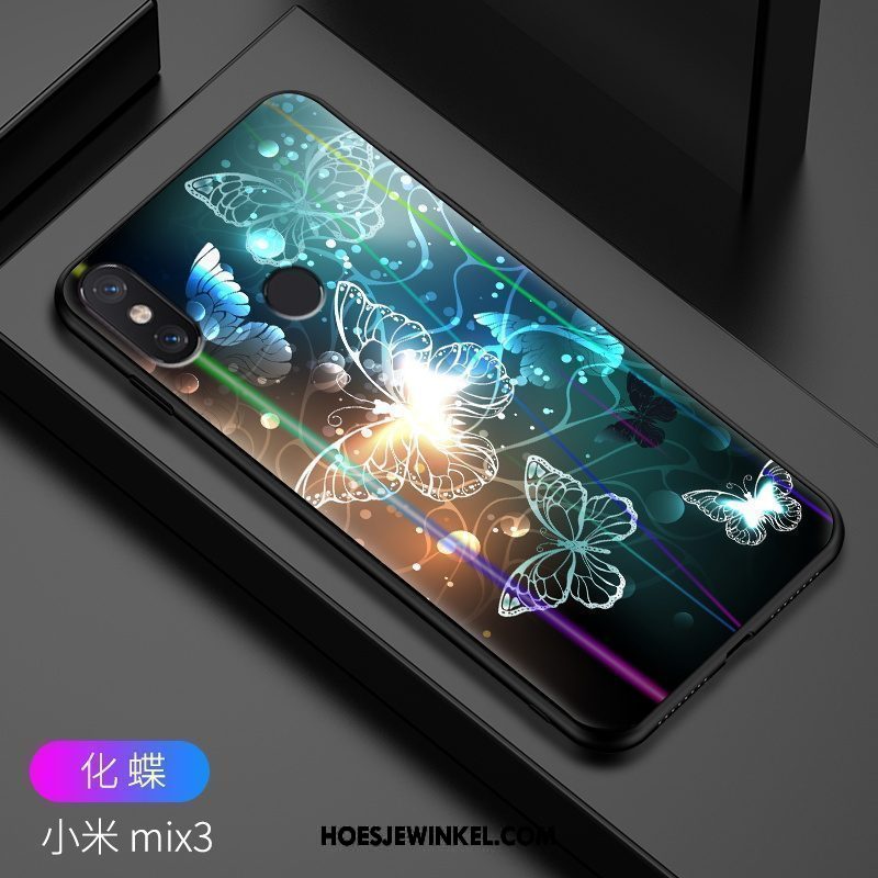 Xiaomi Mi Mix 3 Hoesje Bescherming Mobiele Telefoon Mini, Xiaomi Mi Mix 3 Hoesje Trendy Merk High End Beige