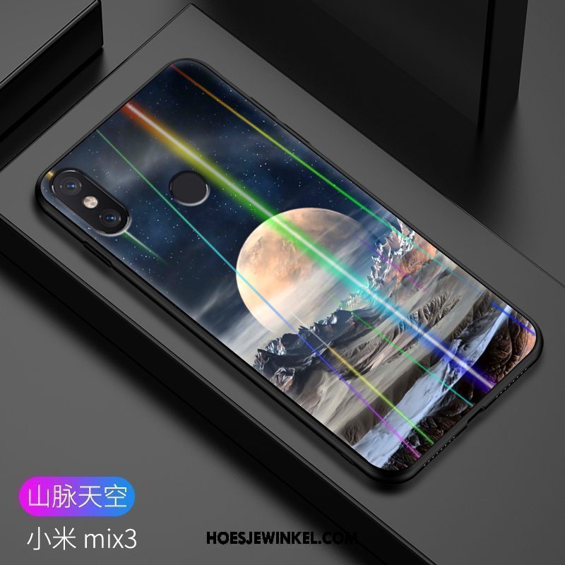 Xiaomi Mi Mix 3 Hoesje Bescherming Mobiele Telefoon Mini, Xiaomi Mi Mix 3 Hoesje Trendy Merk High End Beige