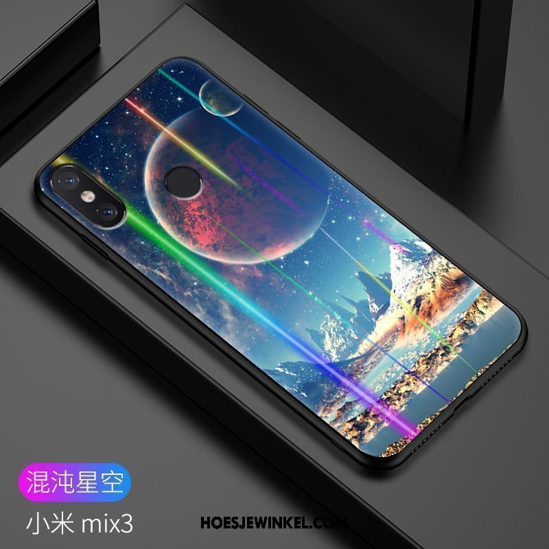 Xiaomi Mi Mix 3 Hoesje Bescherming Mobiele Telefoon Mini, Xiaomi Mi Mix 3 Hoesje Trendy Merk High End Beige