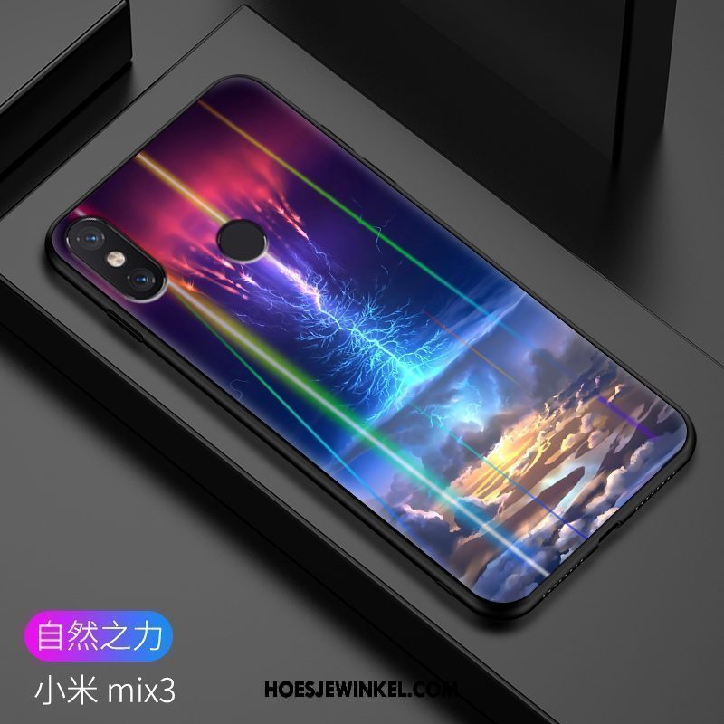 Xiaomi Mi Mix 3 Hoesje Bescherming Mobiele Telefoon Mini, Xiaomi Mi Mix 3 Hoesje Trendy Merk High End Beige