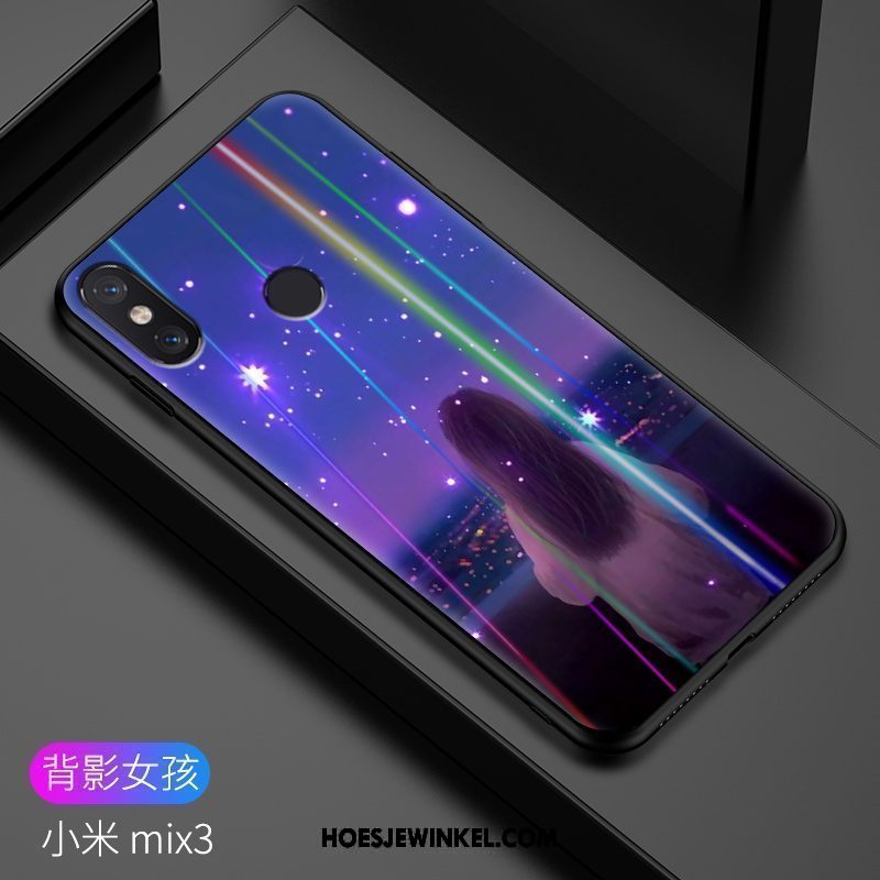 Xiaomi Mi Mix 3 Hoesje Bescherming Mobiele Telefoon Mini, Xiaomi Mi Mix 3 Hoesje Trendy Merk High End Beige