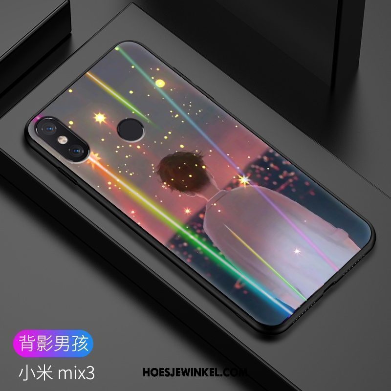 Xiaomi Mi Mix 3 Hoesje Bescherming Mobiele Telefoon Mini, Xiaomi Mi Mix 3 Hoesje Trendy Merk High End Beige