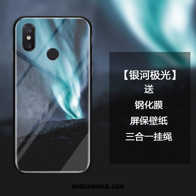 Xiaomi Mi Mix 3 Hoesje Donkerblauw Hoes Anti-fall, Xiaomi Mi Mix 3 Hoesje Bescherming Persoonlijk Beige