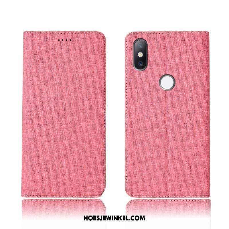 Xiaomi Mi Mix 3 Hoesje Hoes Mobiele Telefoon Leren Etui, Xiaomi Mi Mix 3 Hoesje All Inclusive Anti-fall Beige