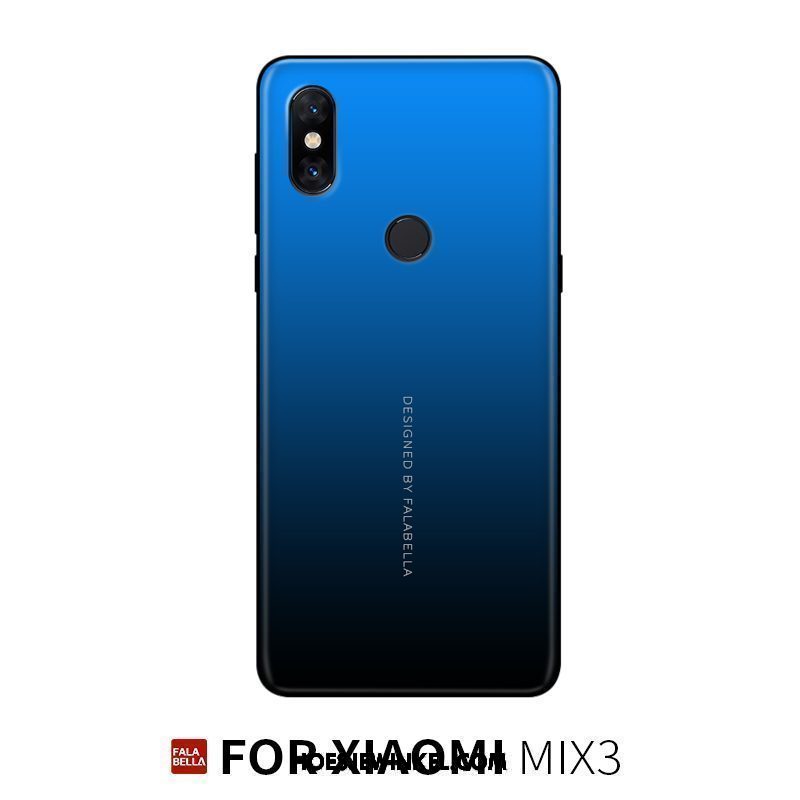 Xiaomi Mi Mix 3 Hoesje Kunst Nieuw Glas, Xiaomi Mi Mix 3 Hoesje Mobiele Telefoon Hoes Beige