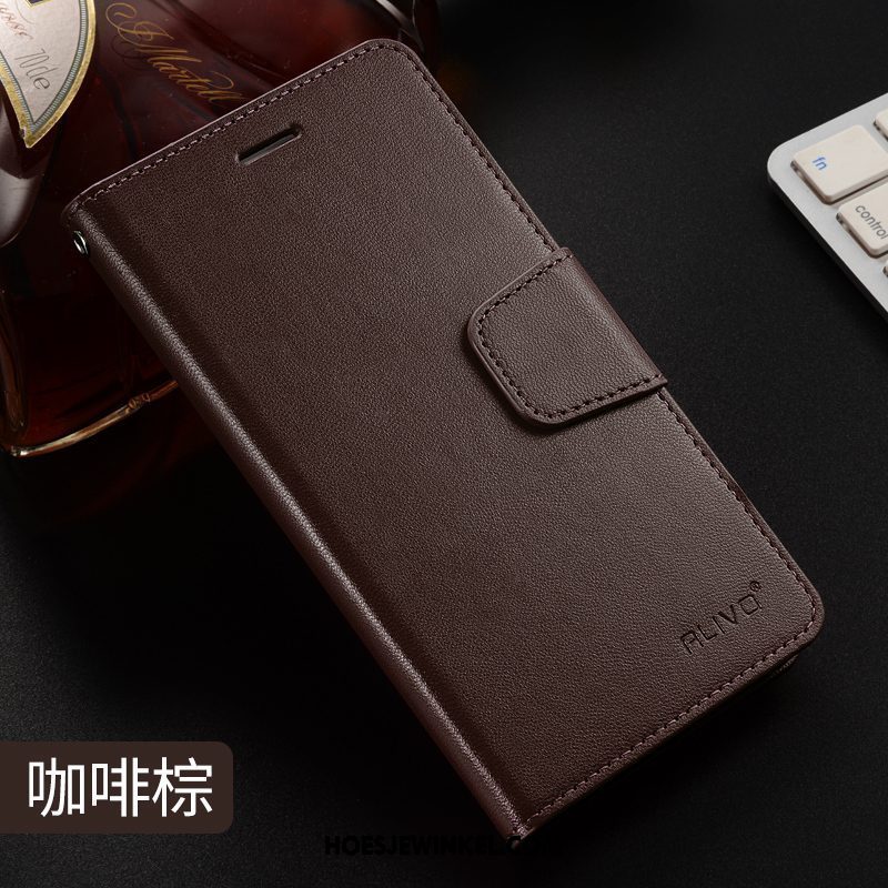 Xiaomi Mi Mix 3 Hoesje Mini Leren Etui Mobiele Telefoon, Xiaomi Mi Mix 3 Hoesje Hoge All Inclusive Beige