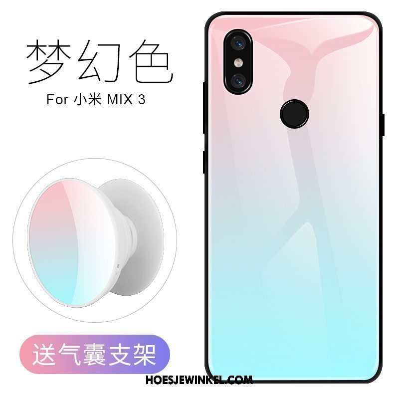 Xiaomi Mi Mix 3 Hoesje Mini Scheppend All Inclusive, Xiaomi Mi Mix 3 Hoesje Mobiele Telefoon Siliconen Beige