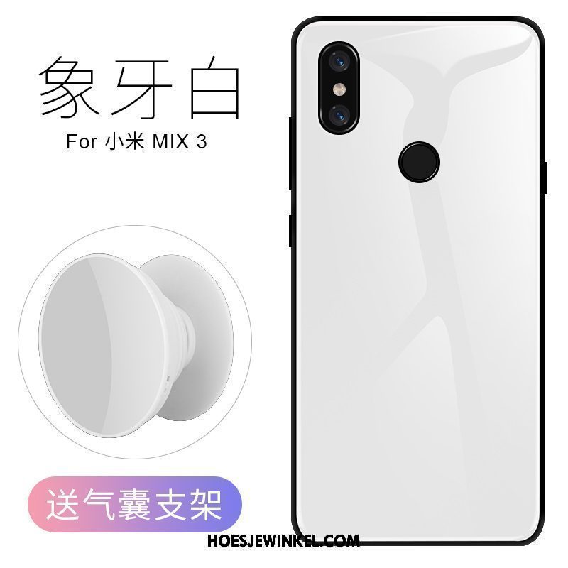 Xiaomi Mi Mix 3 Hoesje Mini Scheppend All Inclusive, Xiaomi Mi Mix 3 Hoesje Mobiele Telefoon Siliconen Beige