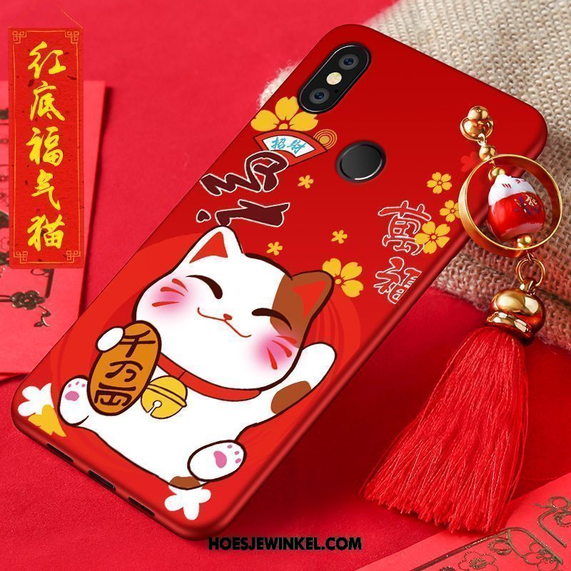 Xiaomi Mi Mix 3 Hoesje Net Red Siliconen Scheppend, Xiaomi Mi Mix 3 Hoesje Hoes Mini Beige