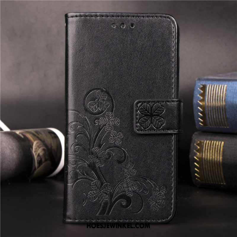 Xiaomi Mi Mix 3 Hoesje Trend Folio Leren Etui, Xiaomi Mi Mix 3 Hoesje Mobiele Telefoon Hoes Braun