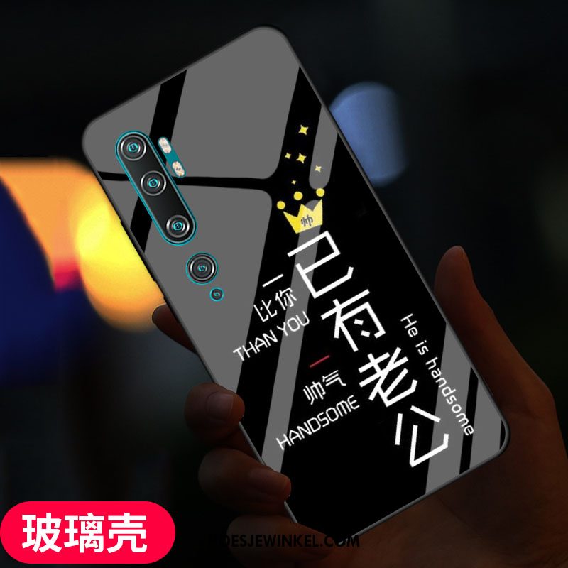 Xiaomi Mi Note 10 Hoesje Bescherming Anti-fall All Inclusive, Xiaomi Mi Note 10 Hoesje Mobiele Telefoon Pas Beige