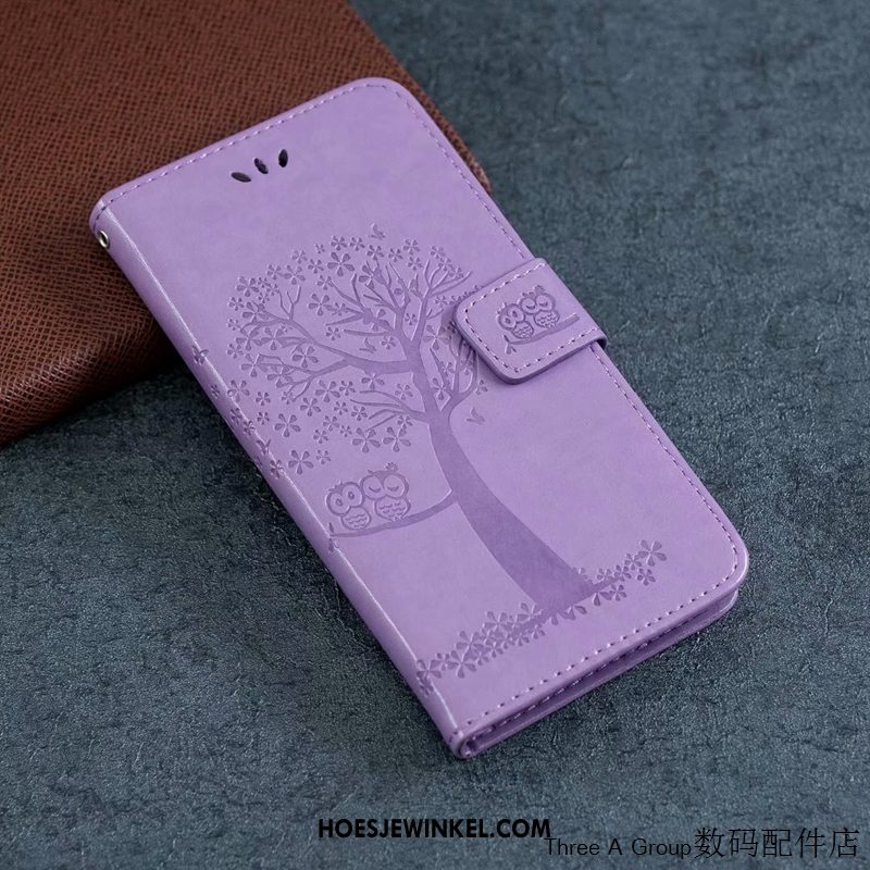 Xiaomi Mi Note 10 Hoesje Bescherming Purper Hoes, Xiaomi Mi Note 10 Hoesje Mini Mobiele Telefoon Beige