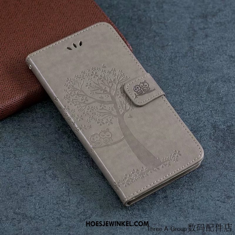 Xiaomi Mi Note 10 Hoesje Bescherming Purper Hoes, Xiaomi Mi Note 10 Hoesje Mini Mobiele Telefoon Beige
