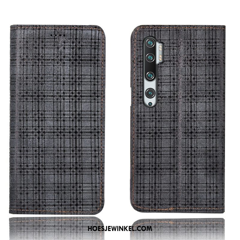 Xiaomi Mi Note 10 Hoesje Hoes Patroon All Inclusive, Xiaomi Mi Note 10 Hoesje Mobiele Telefoon Bescherming Beige