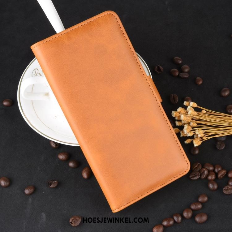 Xiaomi Mi Note 10 Hoesje Koe Patroon Mini, Xiaomi Mi Note 10 Hoesje Rood Clamshell Beige