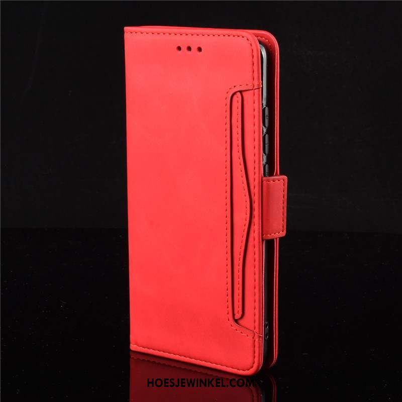 Xiaomi Mi Note 10 Hoesje Mobiele Telefoon Folio Leren Etui, Xiaomi Mi Note 10 Hoesje Mini Bescherming Braun Beige