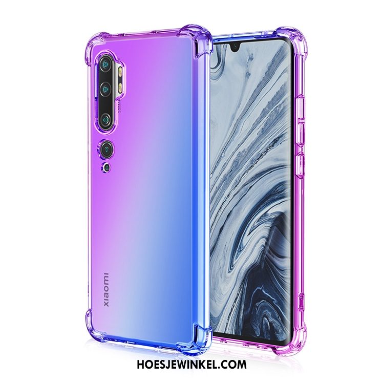 Xiaomi Mi Note 10 Hoesje Mobiele Telefoon Roze Gasbag, Xiaomi Mi Note 10 Hoesje Hoes Siliconen Beige