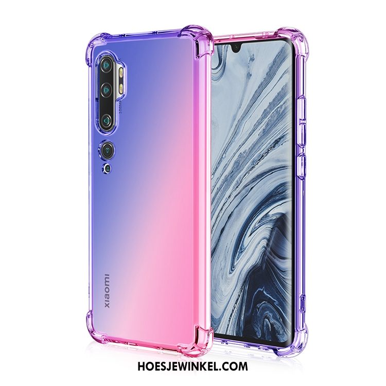 Xiaomi Mi Note 10 Hoesje Mobiele Telefoon Roze Gasbag, Xiaomi Mi Note 10 Hoesje Hoes Siliconen Beige