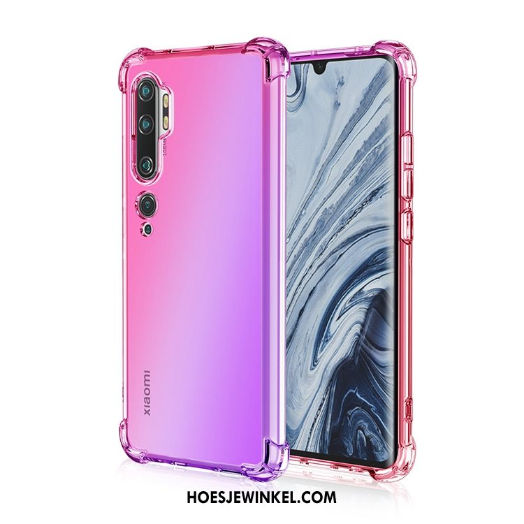 Xiaomi Mi Note 10 Hoesje Mobiele Telefoon Roze Gasbag, Xiaomi Mi Note 10 Hoesje Hoes Siliconen Beige