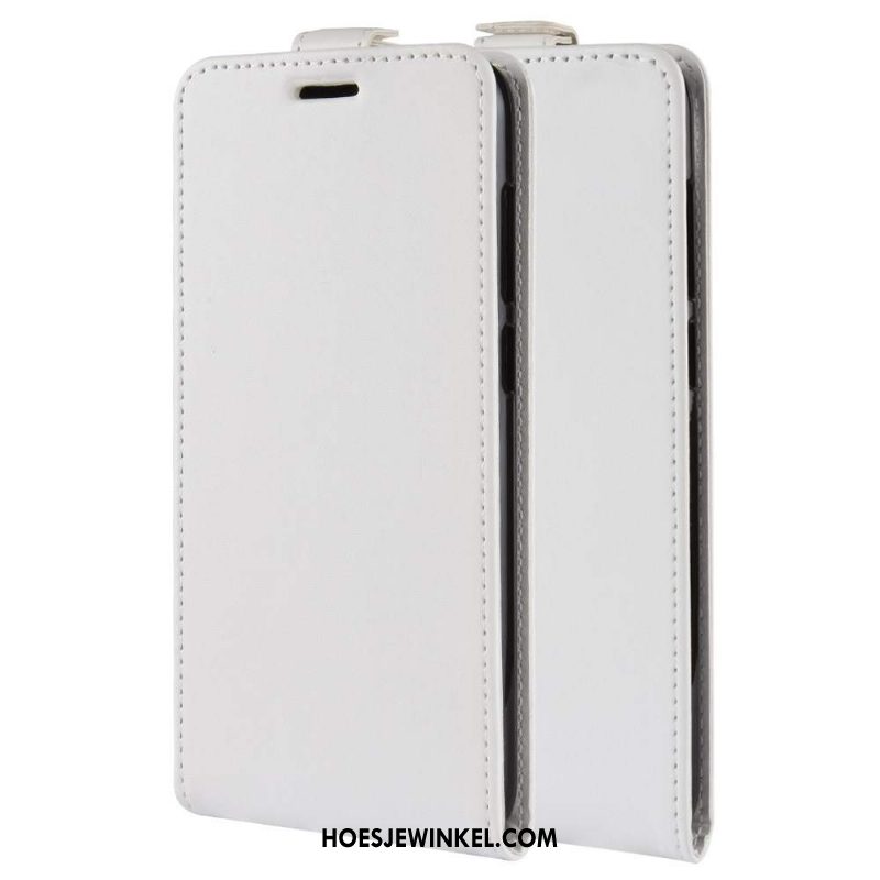 Xiaomi Mi Note 10 Hoesje Zwart Hoes Mobiele Telefoon, Xiaomi Mi Note 10 Hoesje Leren Etui Folio Beige