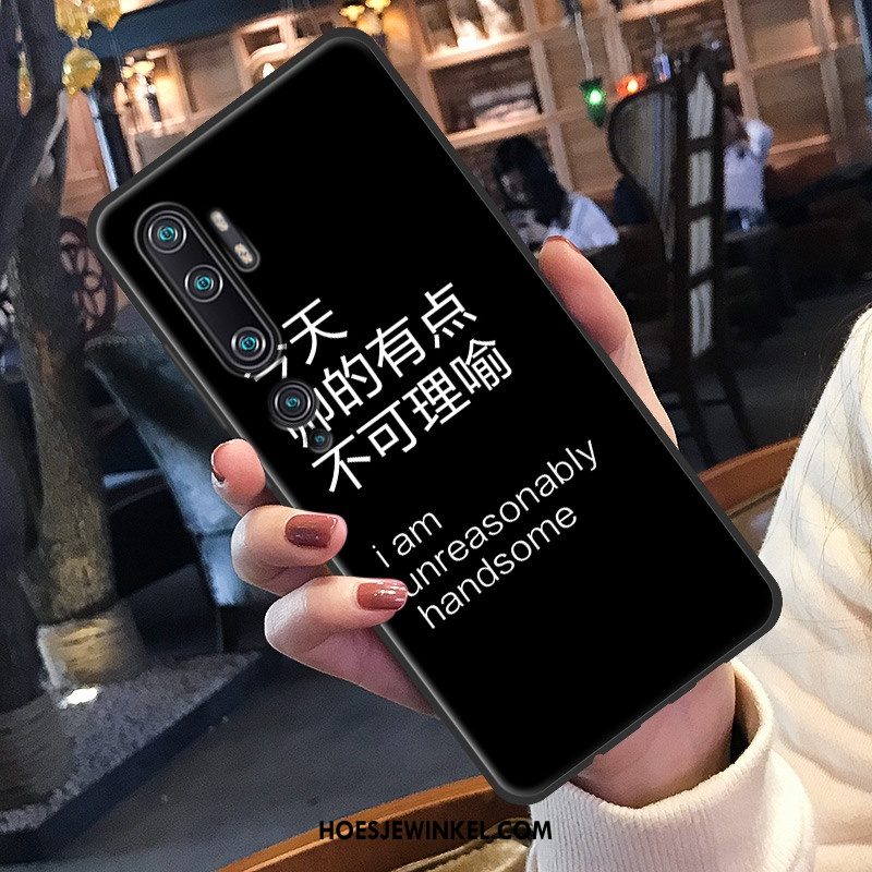 Xiaomi Mi Note 10 Hoesje Zwart Mobiele Telefoon Net Red, Xiaomi Mi Note 10 Hoesje Mini Zacht Beige