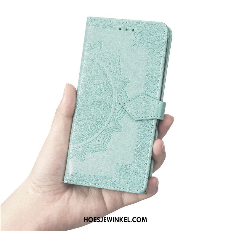 Xiaomi Mi Note 10 Lite Hoesje Folio Bescherming Leren Etui, Xiaomi Mi Note 10 Lite Hoesje All Inclusive Jeugd Beige