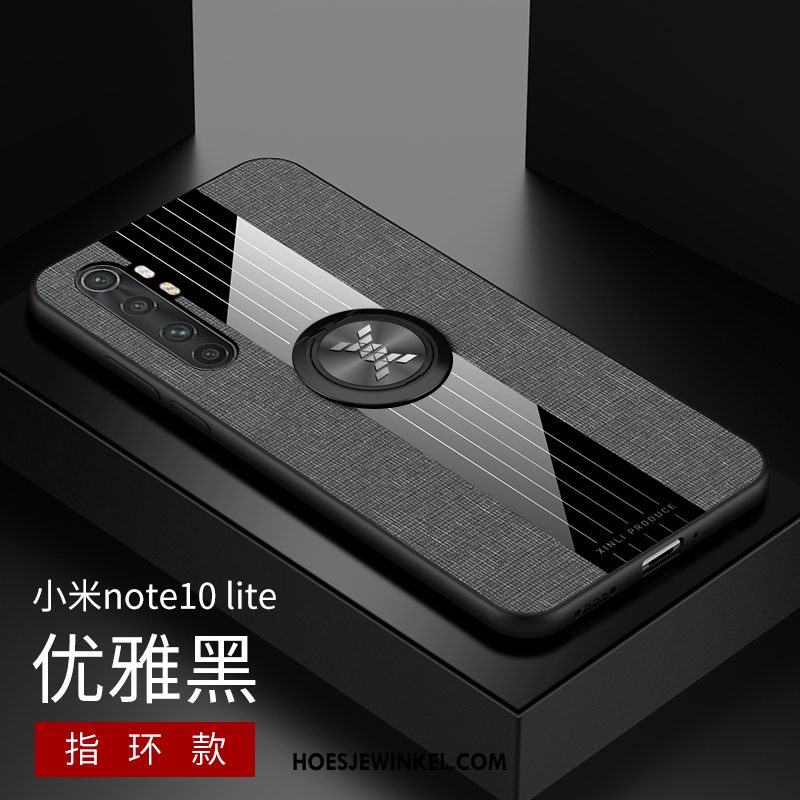 Xiaomi Mi Note 10 Lite Hoesje Gasbag Mode Anti-fall, Xiaomi Mi Note 10 Lite Hoesje Scheppend Hoes Beige