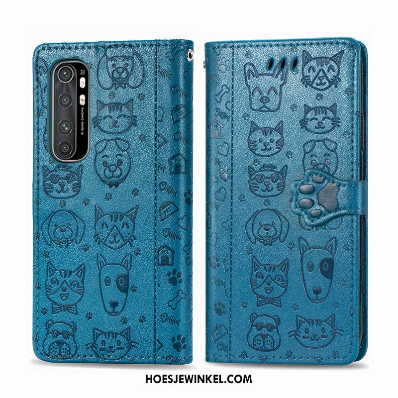 Xiaomi Mi Note 10 Lite Hoesje Hoes Kat Mini, Xiaomi Mi Note 10 Lite Hoesje Jeugd Mobiele Telefoon Beige