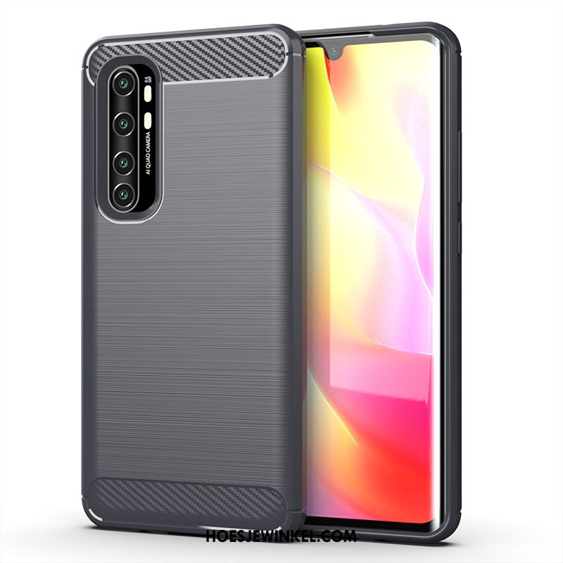 Xiaomi Mi Note 10 Lite Hoesje Hoes Zacht Patroon, Xiaomi Mi Note 10 Lite Hoesje Mobiele Telefoon Anti-fall Beige