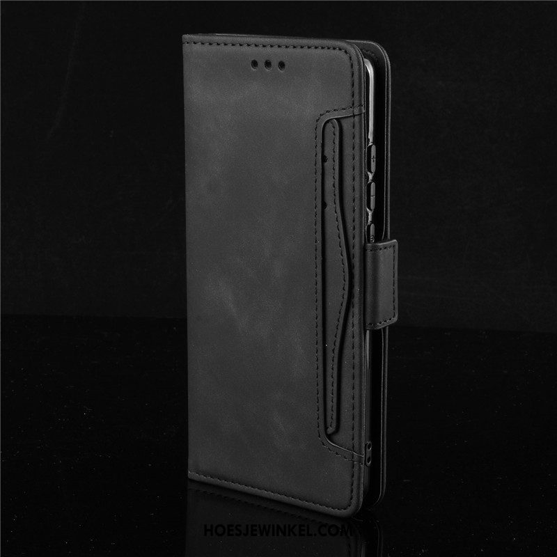 Xiaomi Mi Note 10 Lite Hoesje Leren Etui Portemonnee Jeugd, Xiaomi Mi Note 10 Lite Hoesje Mini Mobiele Telefoon Beige