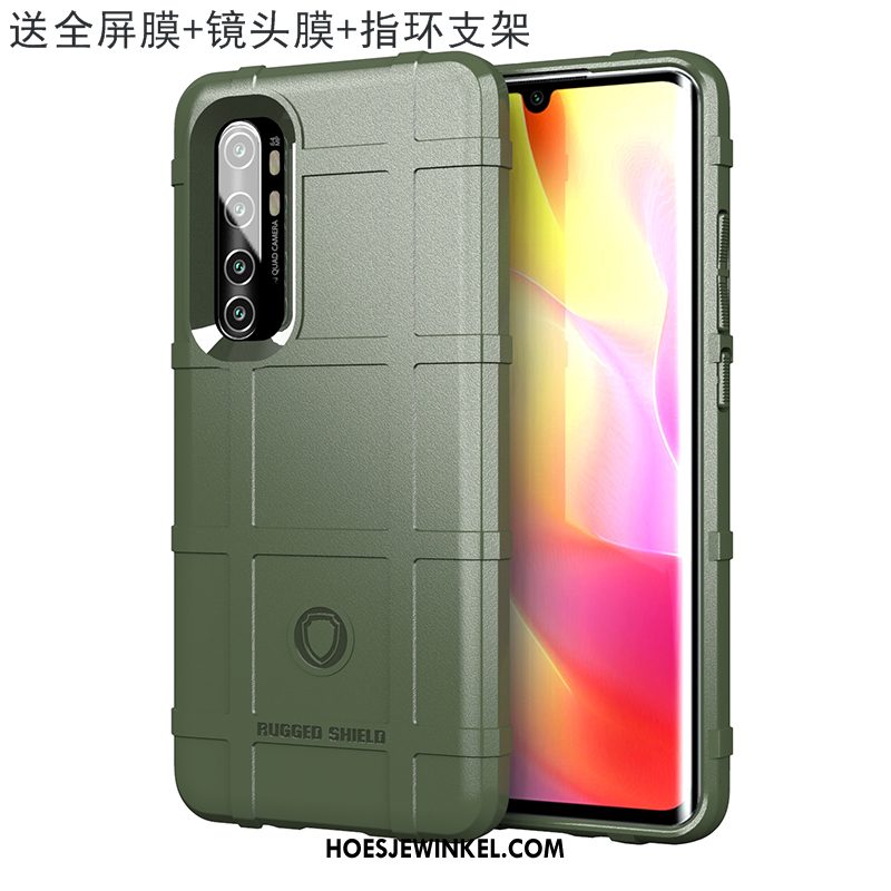 Xiaomi Mi Note 10 Lite Hoesje Nieuw Bescherming Auto, Xiaomi Mi Note 10 Lite Hoesje Jeugd Schrobben Beige