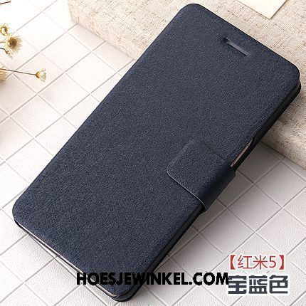 Xiaomi Redmi 5 Hoesje Anti-fall Rood Mobiele Telefoon, Xiaomi Redmi 5 Hoesje Folio Mini Braun Beige