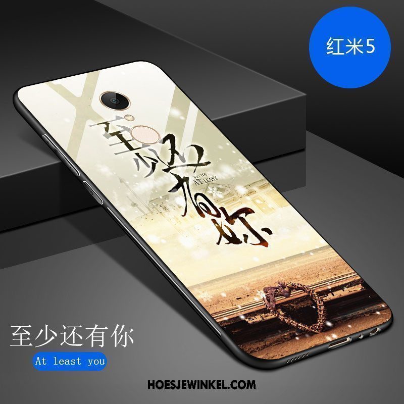 Xiaomi Redmi 5 Hoesje Bescherming Persoonlijk Spiegel, Xiaomi Redmi 5 Hoesje All Inclusive Kunst Beige