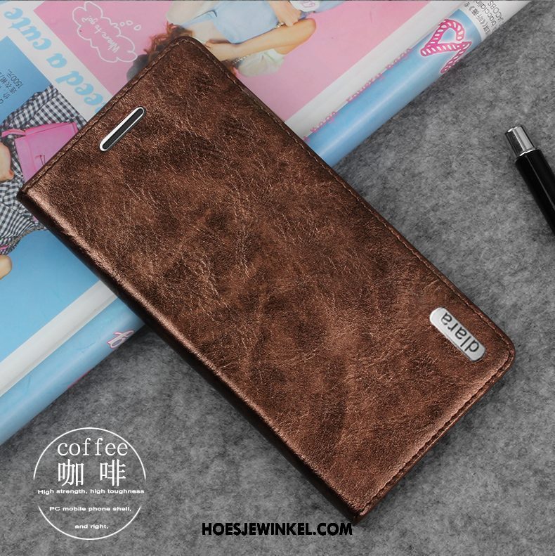 Xiaomi Redmi 5 Hoesje Blauw Mobiele Telefoon Leren Etui, Xiaomi Redmi 5 Hoesje Siliconen Hoes Beige