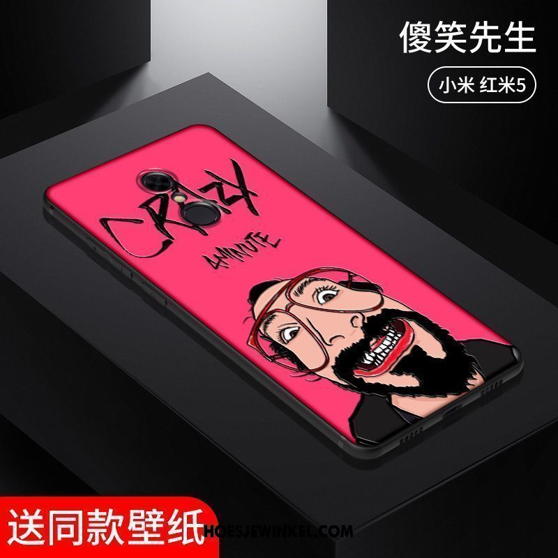 Xiaomi Redmi 5 Hoesje Handbeschilderde Scheppend Mobiele Telefoon, Xiaomi Redmi 5 Hoesje Mooie Original Beige