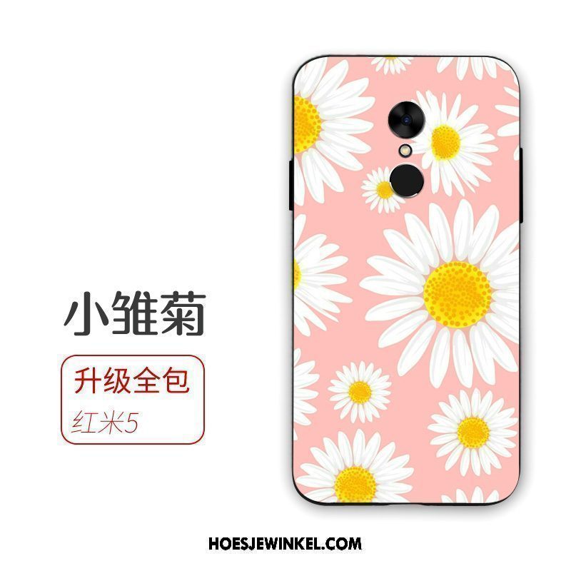 Xiaomi Redmi 5 Hoesje Hoes Vers Hanger, Xiaomi Redmi 5 Hoesje Anti-fall Roze Beige