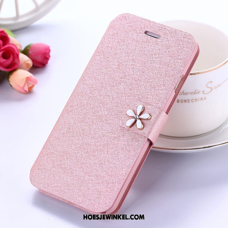 Xiaomi Redmi 5 Hoesje Met Strass Anti-fall Clamshell, Xiaomi Redmi 5 Hoesje Mini Rood Beige