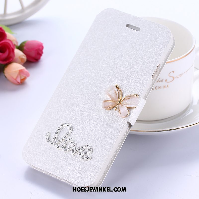 Xiaomi Redmi 5 Hoesje Met Strass Anti-fall Clamshell, Xiaomi Redmi 5 Hoesje Mini Rood Beige