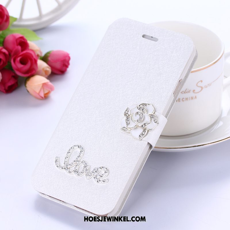 Xiaomi Redmi 5 Hoesje Met Strass Anti-fall Clamshell, Xiaomi Redmi 5 Hoesje Mini Rood Beige
