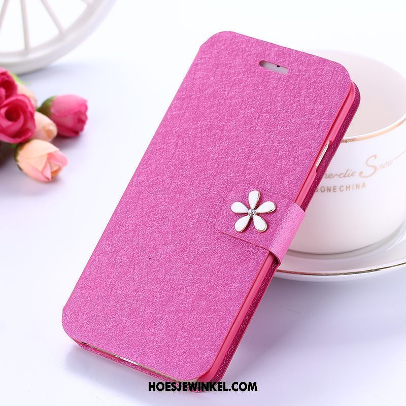 Xiaomi Redmi 5 Hoesje Met Strass Anti-fall Clamshell, Xiaomi Redmi 5 Hoesje Mini Rood Beige