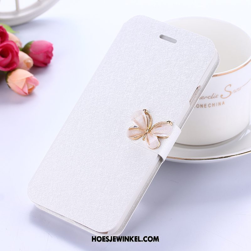 Xiaomi Redmi 5 Hoesje Met Strass Anti-fall Clamshell, Xiaomi Redmi 5 Hoesje Mini Rood Beige