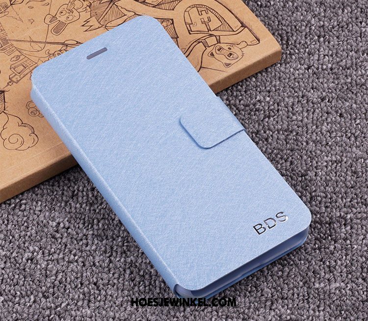 Xiaomi Redmi 5 Hoesje Mobiele Telefoon Blauw Tempereren, Xiaomi Redmi 5 Hoesje Hard Leren Etui Beige