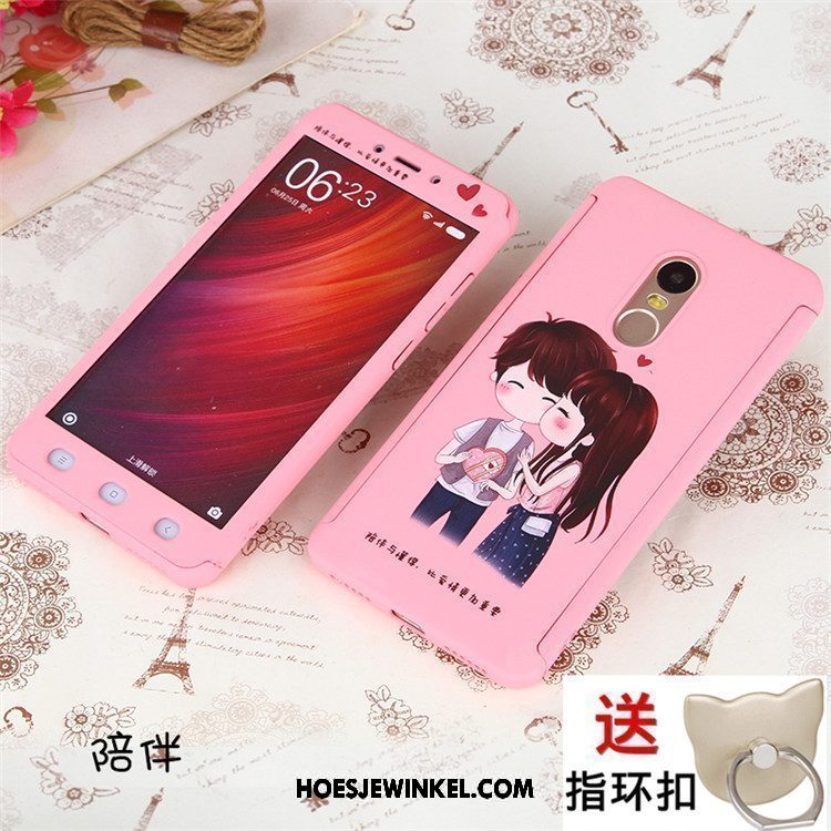 Xiaomi Redmi 5 Hoesje Mobiele Telefoon Leren Etui Bescherming, Xiaomi Redmi 5 Hoesje Hoes Purper Beige