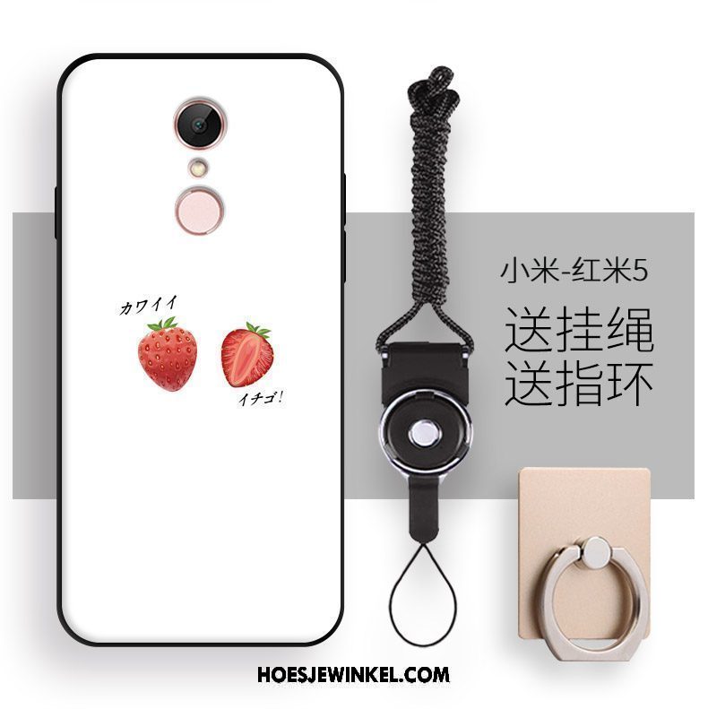 Xiaomi Redmi 5 Hoesje Mobiele Telefoon Lovers Roze, Xiaomi Redmi 5 Hoesje Rood Anti-fall Beige