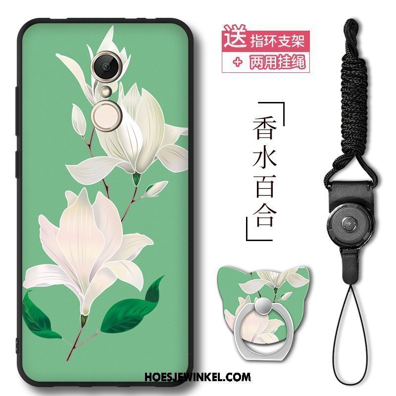 Xiaomi Redmi 5 Hoesje Mobiele Telefoon Mini Klittenband, Xiaomi Redmi 5 Hoesje Ring Hoes Beige