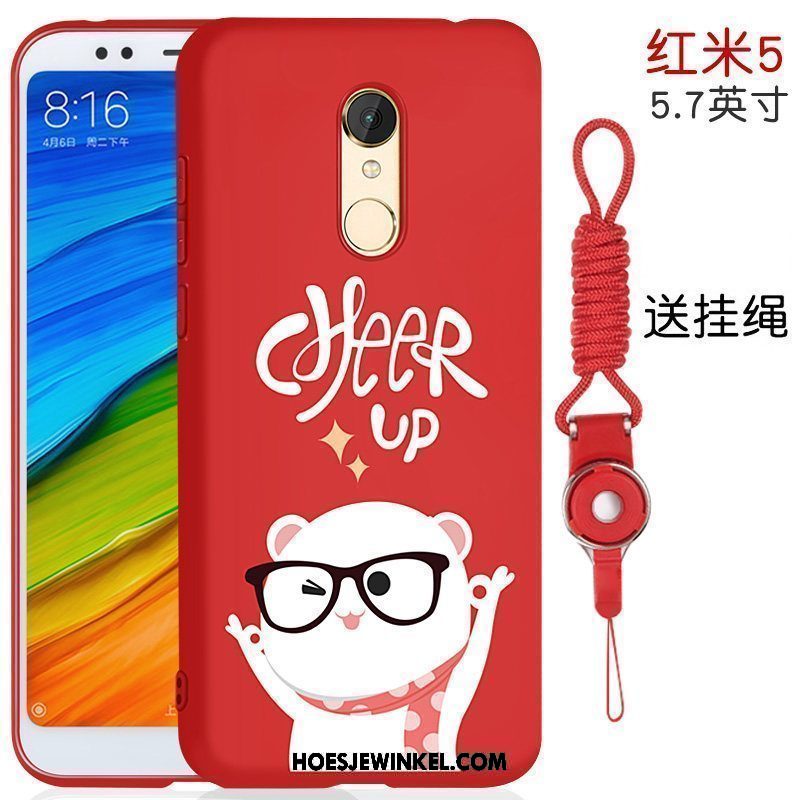 Xiaomi Redmi 5 Hoesje Persoonlijk Schrobben Scheppend, Xiaomi Redmi 5 Hoesje Bescherming Siliconen Beige