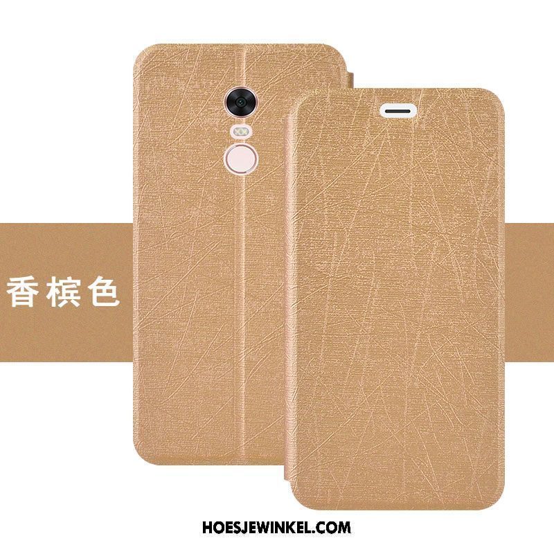 Xiaomi Redmi 5 Plus Hoesje All Inclusive Mini Leren Etui, Xiaomi Redmi 5 Plus Hoesje Zacht Mobiele Telefoon Beige