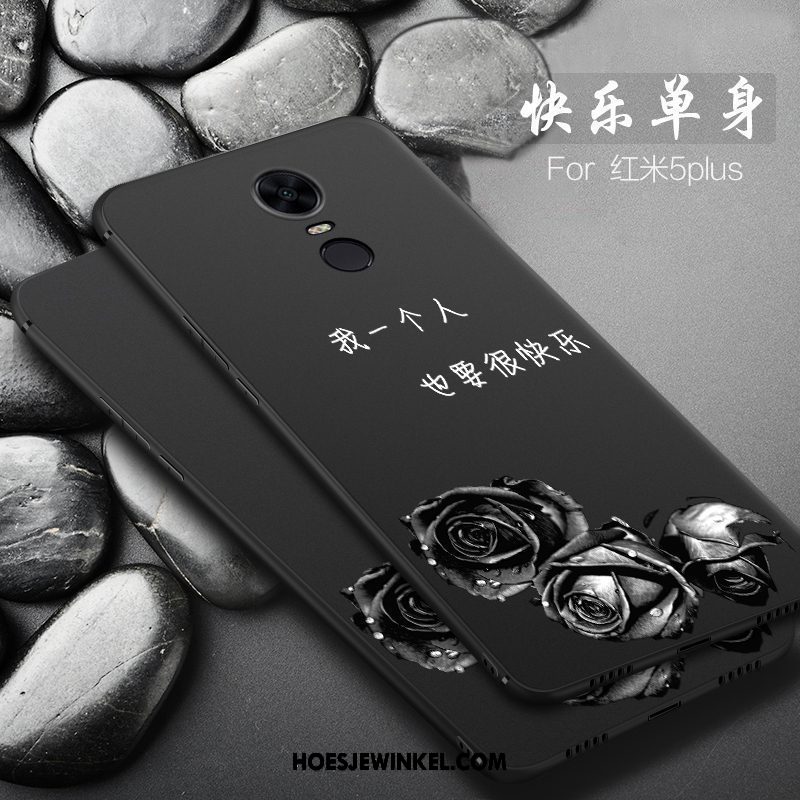Xiaomi Redmi 5 Plus Hoesje Anti-fall Mobiele Telefoon Scheppend, Xiaomi Redmi 5 Plus Hoesje Persoonlijk Hoes Beige